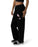SANTA CRUZ - BLOOMING STACK DOT TRACK PANTS BLACK