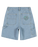 SANTA CRUZ - CHECKER HEART DOT CARPENTER JEAN SHORTS LIGHT WASHED INDIGO