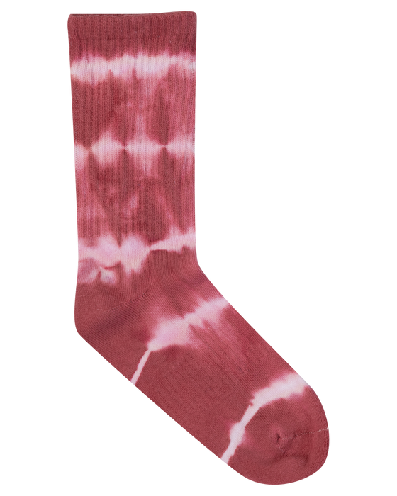 SANTA CRUZ - OTHER DOT REDUX CREW SOCK 2 PACK AQUA TDYE ROSE TDYE