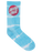 SANTA CRUZ - OTHER DOT REDUX CREW SOCK 2 PACK AQUA TDYE ROSE TDYE