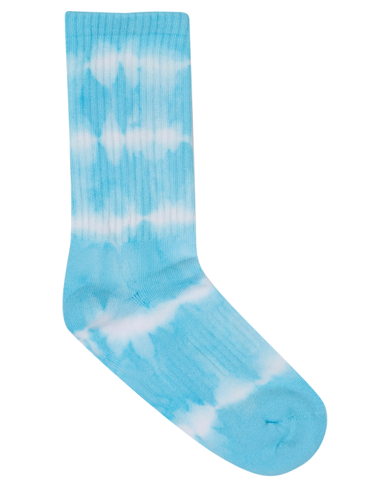 SANTA CRUZ - OTHER DOT REDUX CREW SOCK 2 PACK AQUA TDYE ROSE TDYE