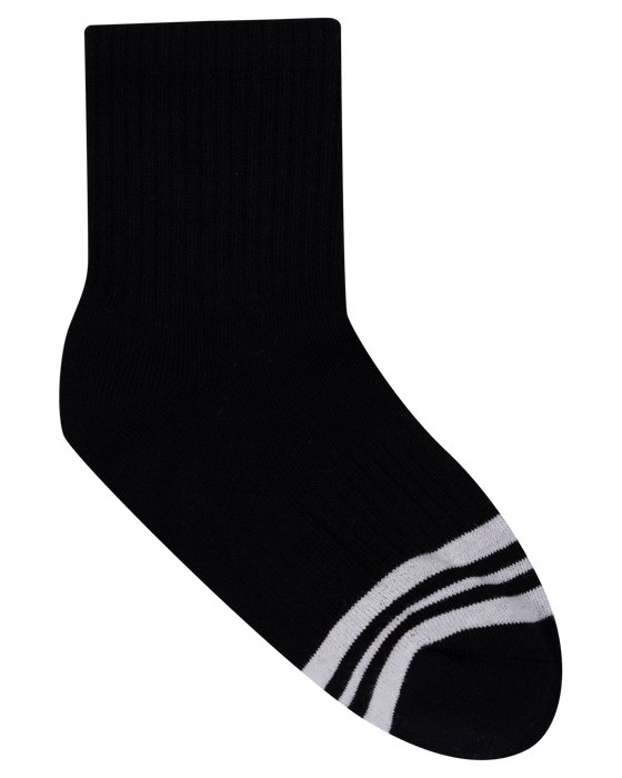 SANTA CRUZ - GROOVY STACK MID SOCK 2 PACK BLACK PINK