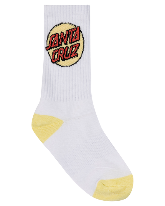 SANTA CRUZ - OTHER DOT CREW SOCK 4 PACK AQUA PINK WHITE