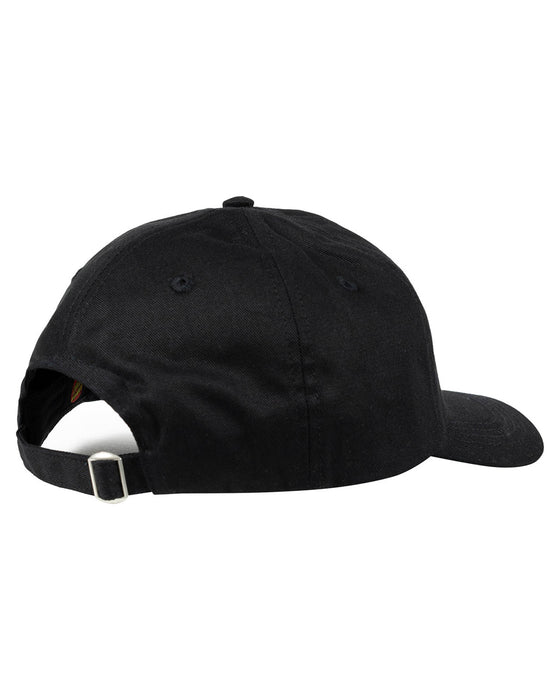 SANTA CRUZ - MFG DOT RETRO CAP 6 PANEL CURVE PEAK UNSTRUCTURED DAD CAP BLACK