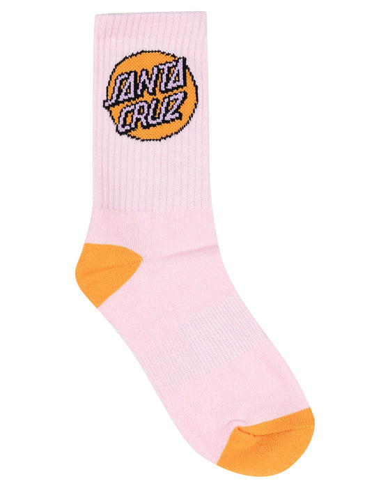 SANTA CRUZ - OTHER DOT CREW SOCK 4PACK WHT/PURPLE/PNK