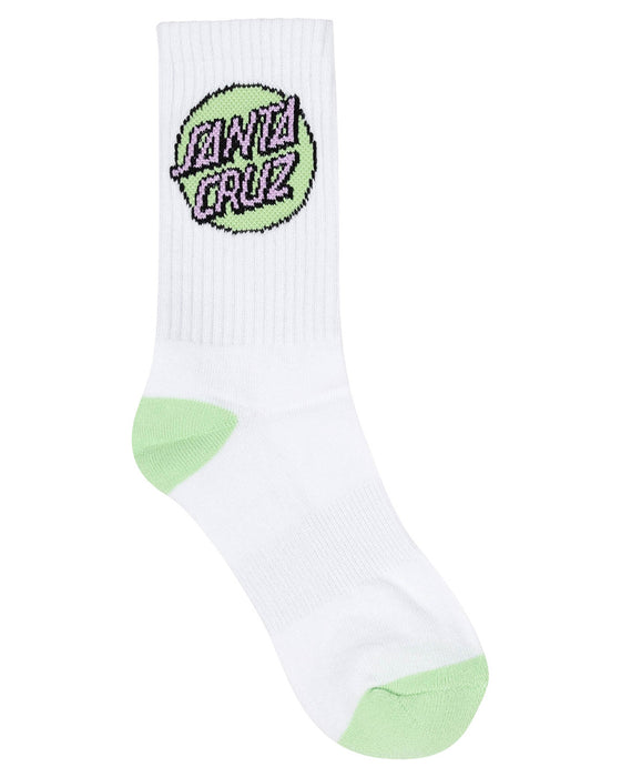 SANTA CRUZ - OTHER DOT CREW SOCK 4PACK WHT/PURPLE/PNK