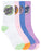 SANTA CRUZ - OTHER DOT CREW SOCK 4PACK WHT/PURPLE/PNK