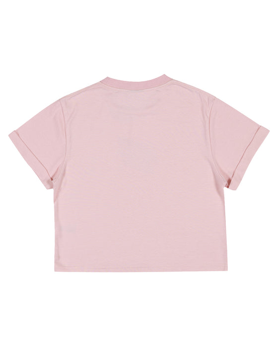 SANTA CRUZ - FLAME DOT MONO FRONT TEE PINK