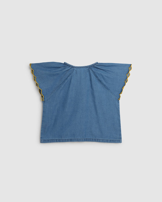 ALEX & ANT - EMMI TOP CHAMBRAY