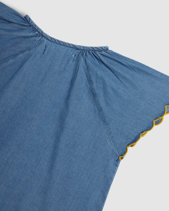 ALEX & ANT - EMMI TOP CHAMBRAY