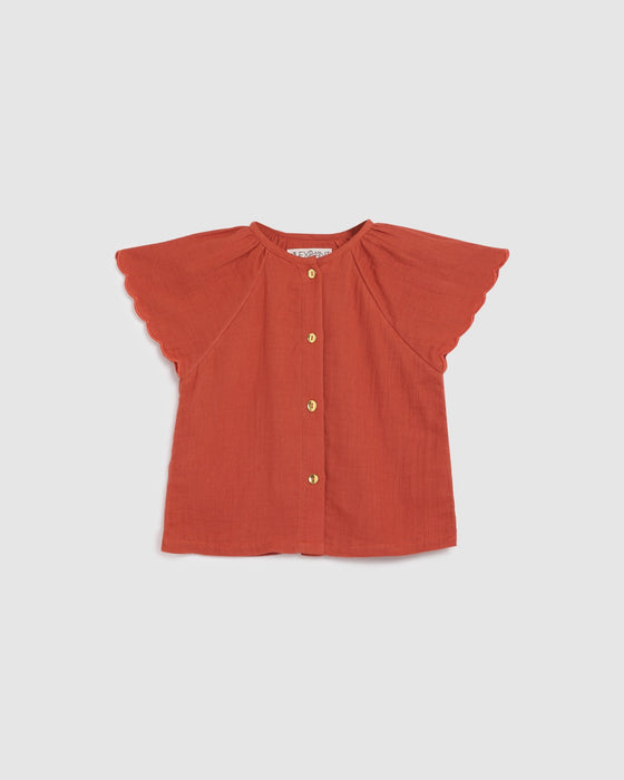 ALEX & ANT - EMMI TOP FLAME RED