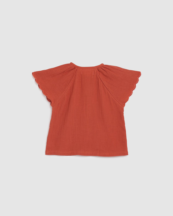 ALEX & ANT - EMMI TOP FLAME RED