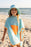 ACORN - LIGHT BLUE TERRY TOWELLING HOODED TOWEL