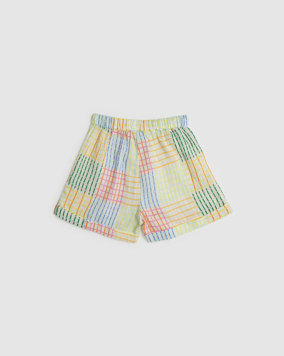 ALEX & ANT - ROSE SHORTS MULTI GINGHAM