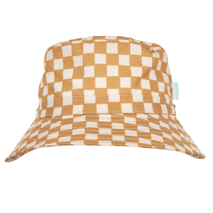 ACORN - CHECKMATE WIDE BRIM BUCKET HAT