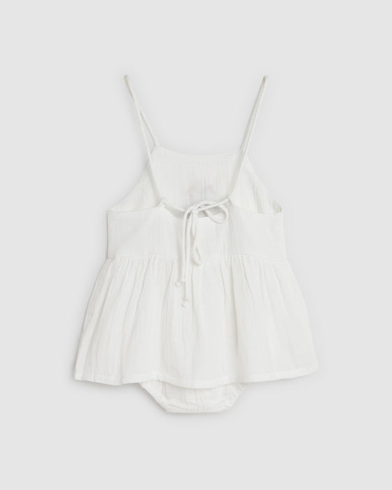 ALEX & ANT - IVANA PLAYSUIT WHITE