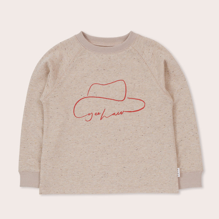 OLIVE AND THE CAPTAIN - YEE HAW FLECKED PULLOVER