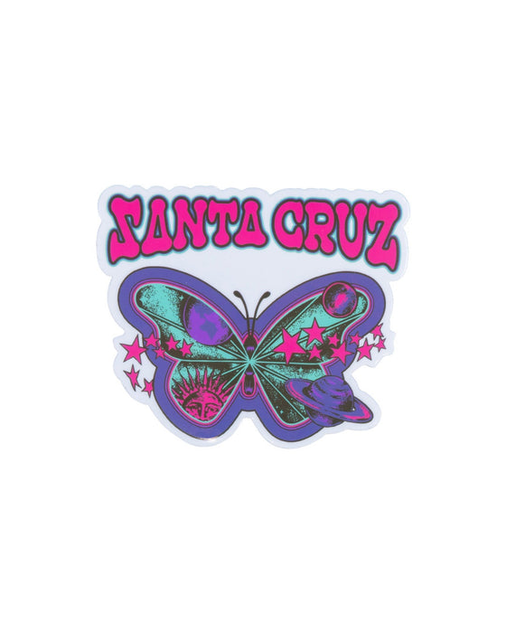 SANTA CRUZ - GALACTIC BUTTERFLY STICKER