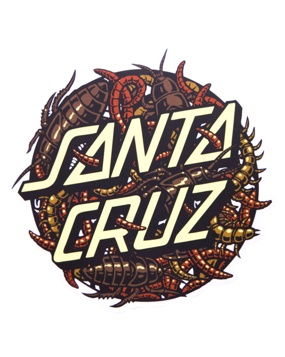 SANTA CRUZ - BUG DOT STICKER BROWN