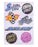 SANTA CRUZ - MULTI LOGO STICKER SHEET MULTI