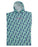 SANTA CRUZ - TROPIC STRIP HOODED TOWEL LIGHT GREEN