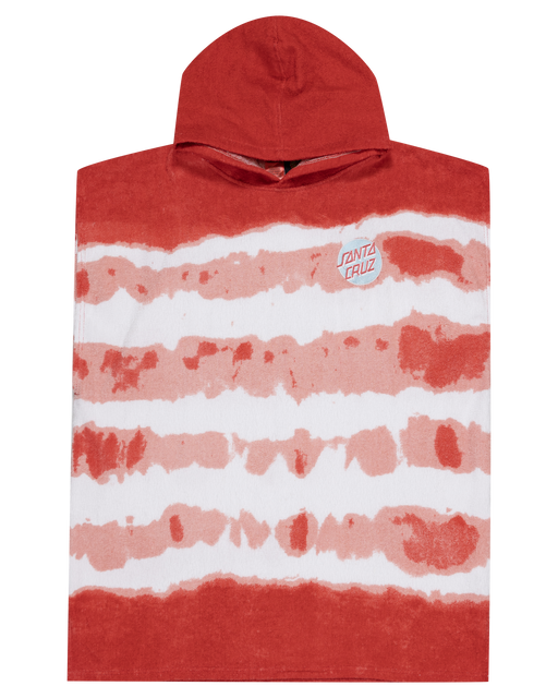 SANTA CRUZ - OTHER DOT HOODED TOWEL ROSE TIE DYE