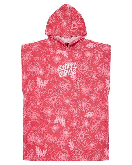 SANTA CRUZ - VIBES REPEAT HOODED TOWEL ROSE