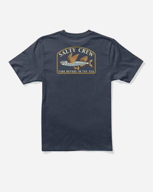 SALTY CREW - FLY HOME BOYS TEE NAVY
