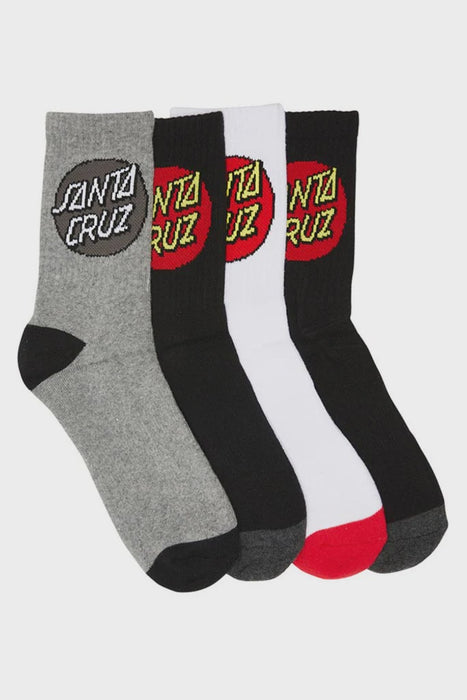 SANTA CRUZ - CLASSIC DOT CREW SOCK MULTI