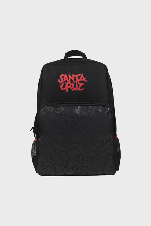 SANTA CRUZ - KNOX FACES BACKPACK DUAL COMPARTMENT OFF BLACK