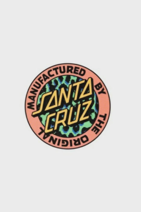 SANTA CRUZ - PRIMAL MFG DOT STICKER ORANGE/PURPLE