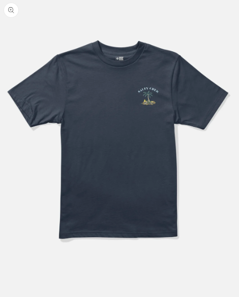 SALTY CREW - DESERTED BOYS TEE NAVY