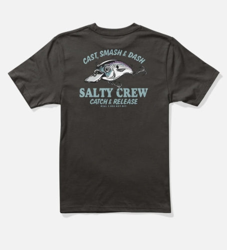 SALTY CREW - CAST LIFE BOYS TEE BLACK