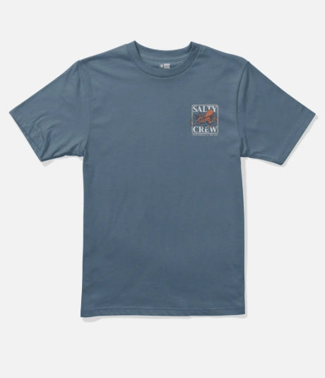 SALTY CREW - INK SLINGER BOYS SS TEE SLATE
