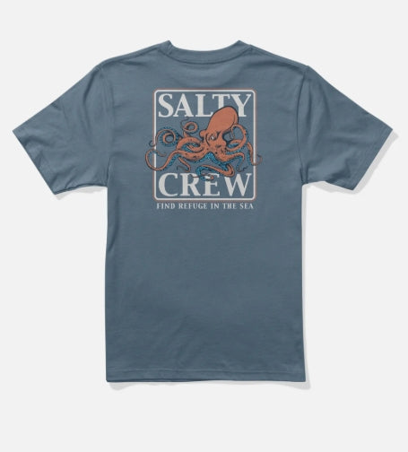 SALTY CREW - INK SLINGER BOYS SS TEE SLATE