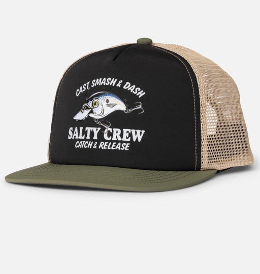 SALTY CREW - GOOD TIME BOYS TRUCKER BLK/OLIVE