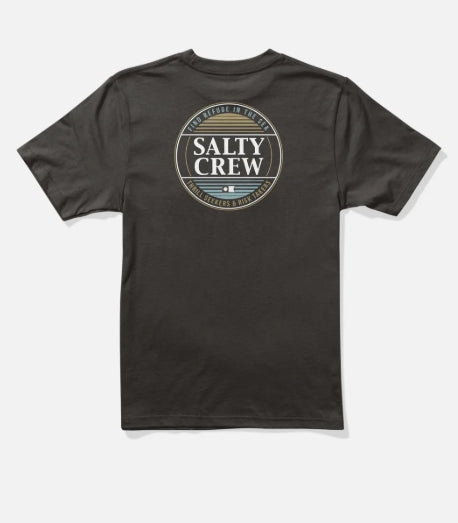 SALTY CREW - SIMPLE FADE BOYS SS TEE BLACK