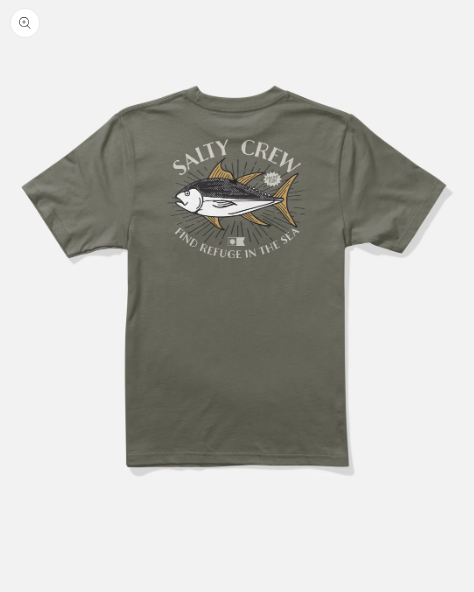 SALTY CREW - OMAKASE BOYS TEE DUSTY OLIVE