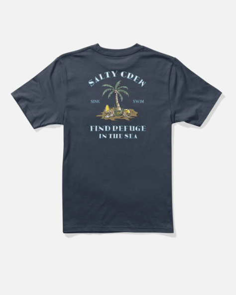SALTY CREW - DESERTED BOYS TEE NAVY
