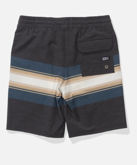 SALTY CREW - CREW BOYS STRIPE VOLLEY PIRATE BLACK