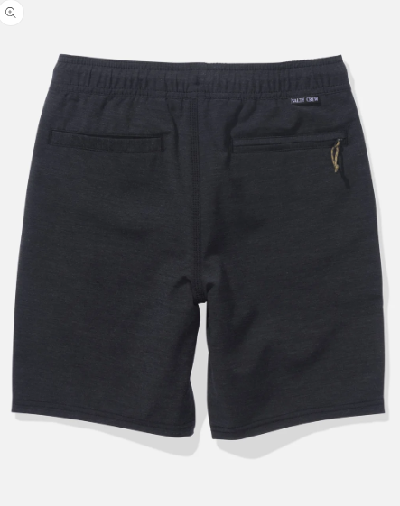 SALTY CREW - DRIFTER BOYS ELASTIC HYBRID BLACK