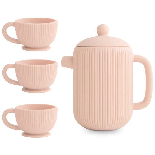 MUSHIE - SILICONE TEA PLAY SET BLUSH