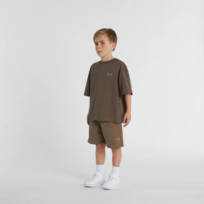 CRATE - KIDS BASIC SCRIPT BOX TEE - CHIA