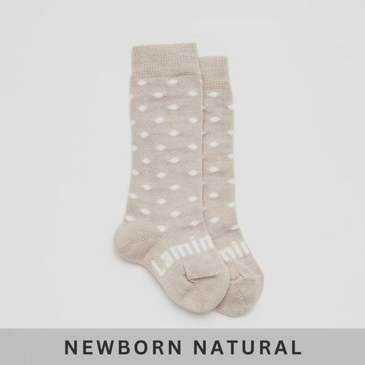 LAMINGTON - MERINO WOOL KNEE HIGH SOCKS TRUFFLE