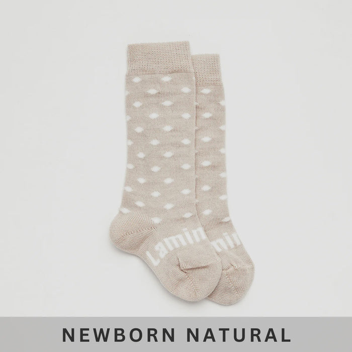 LAMINGTON - MERINO WOOL KNEE HIGH SOCKS TRUFFLE