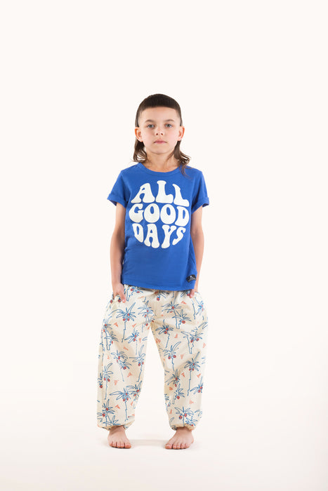 ROCK YOUR KID All Good Days T-Shirt - Blue