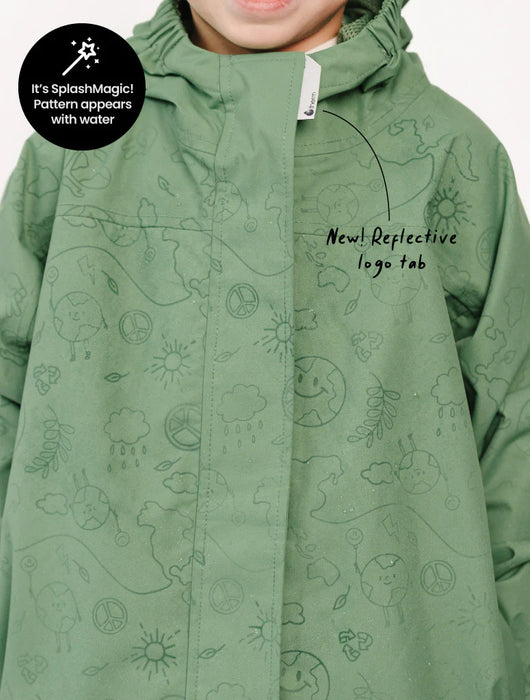 THERM - SPLASHMAGIC RAINSHELL FOREST MOSS