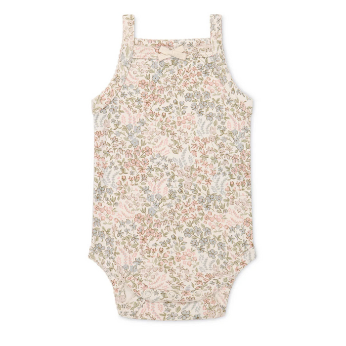 JAMIE KAY - ORGANIC COTTON BRIDGET SINGLET BODYSUIT APRIL GLACIER