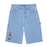 SANTA CRUZ OPUS GRIP DOT CARPENTER SHORT - BLEACHED  DENIM