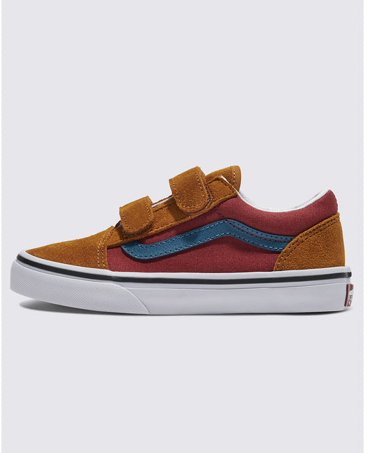 VANS - KIDS OLD SKOOL V COLOUR BLOCK MULTI/TRUE WHITE